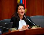 La ministra de Minas y Energía, Irene Vélez, celebró que las empresas hayan entrado al Pacto por la Justicia Tarifaria de manera voluntaria. FOTO: Colprensa