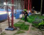 El tiroteo se presentó dentro de esta placa polideportiva del barrio El Porvenir, de Rionegro. FOTO: CORTESÍA