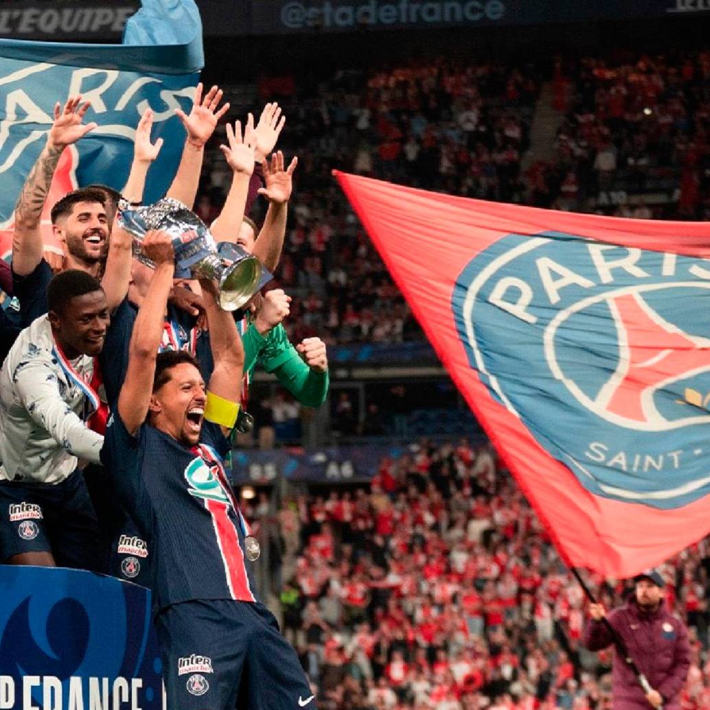 El PSG viene de ganar una nueva liga en Francia. Con esa motivación encara la final de la Champions. FOTO: Tomada de X-PSG
