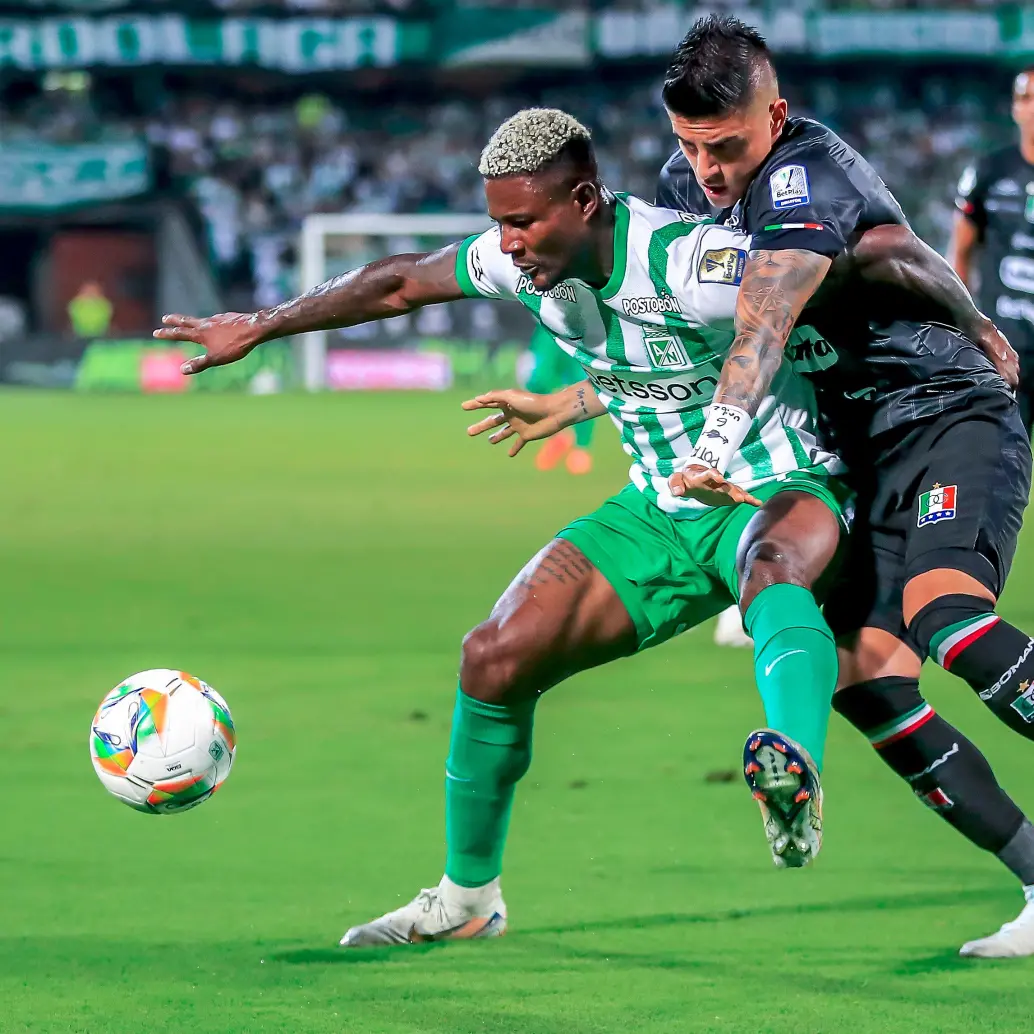 En la imagen aparece Dayron Asprilla, de Nacional, en uno de los últimos partidos frente al Once Caldas. FOTO JAIME PÉREZ