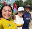 La familia colombiana que fue por el ICE en el aeropuerto de Atlanta. FOTO: Tomada de<i> CNN</i>-cortesía