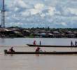 El paro armado anunciado por el ELN en el Chocó prohibe la circulación por el río Baudó y sus afluentes. FOTO: Julio César Herrera