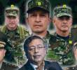 Más de 80 oficiales han sido retirados de las FF. MM. en el gobierno Petro. Fotos: EL COLOMBIANO, la Presidencia, al Comando General de las FF.MM.