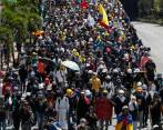 Tras el paro nacional, al final de cada mes se han realizado manifestaciones ciudadanas en Medellín. FOTO MANUEL SALDARRIAGA