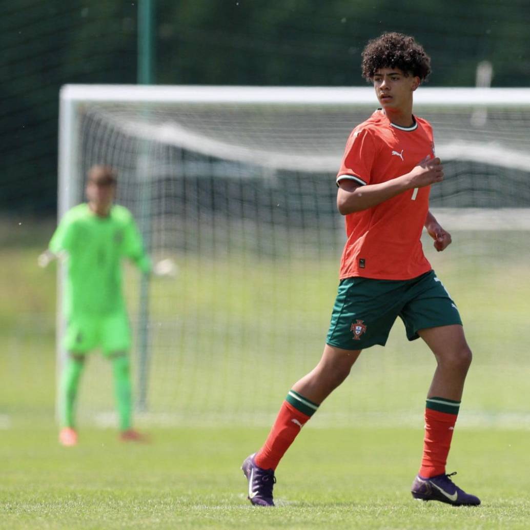 Cristiano Ronaldo Jr. fue convocado a la Sub-16 de Portugal para la Copa de las Federaciones. FOTO: AFP. 