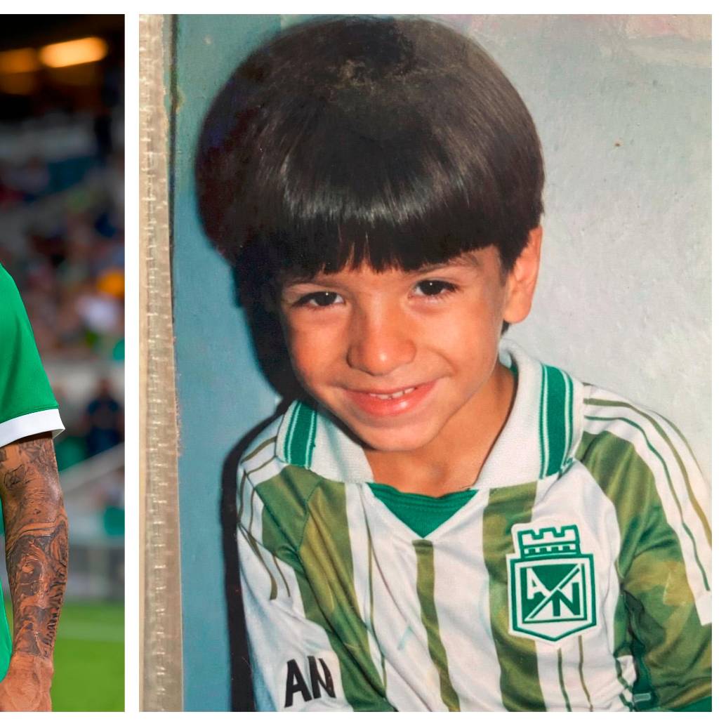 Cristian Arango ha tenido el sueño desde niño de vestir la camiseta de Nacional. FOTOS TOMADAS DE X