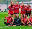 Las integrantes de la Selección Colombia femenina Sub-20 esperan vencer a Italia para poder quedarse con el tercer lugar del Mundial que se disputa en Polonia.FOTO CORTESÍA FCF