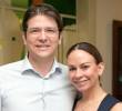 Miguel Uribe Turbay y María Claudia Tarazona, su esposa. Foto: redes