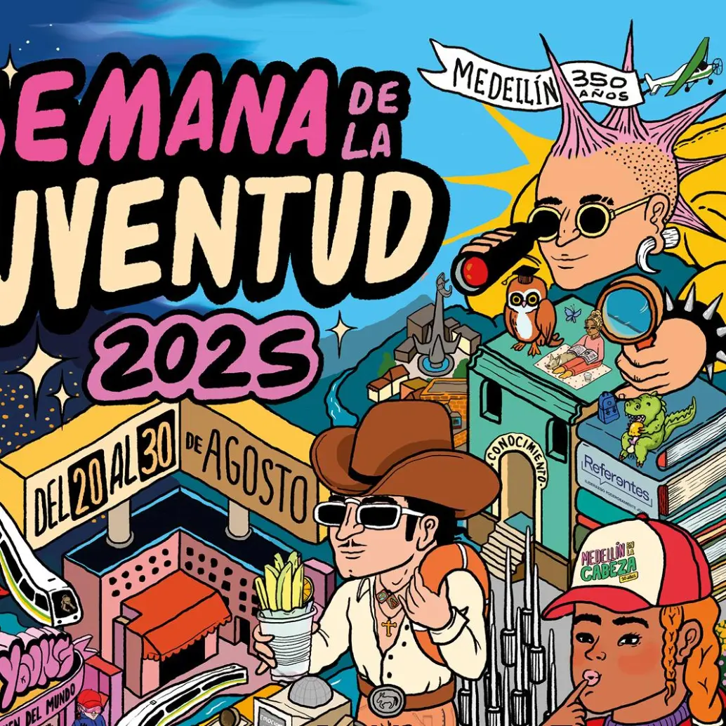 El MedaYoung Fest reunirá a 38 artistas nacionales e internacionales en el Parque Norte como cierre de la Semana de la Juventud 2025, con entrada libre para jóvenes de 14 a 28 años. FOTO cortesía