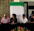 El anuncio de la reanudación del proceso de paz urbana en Medellín lo hizo la senadora Isabel Zuleta, con presencia de los jefes de bandas. FOTO: IMAGEN TOMADA DE VIDEO