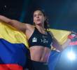 La peleadora antioqueña Alejandra Lara regresó con fuerza al octágono. FOTO GETTY