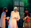 Ebenezer Scrooge es el protagonista de <i>Canción de Navidad</i>. FOTO: Cortesía Teatro Pablo Tobón Uribe