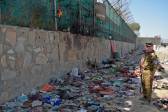 Un ataque suicida ocurrió entre la multitud que se agolpaba en los alrededores del aeropuerto. Foto: AFP