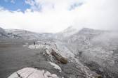 Su altura máxima es de 5.321 msnm, en donde la nieve y el hielo se ha ido reduciendo considerablemente en los últimos años. Foto: Jaime Pérez