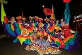 33 artistas llegaron de Barranquilla con toda la iconografía del carnaval. Foto: Jaime Pérez Munevar.