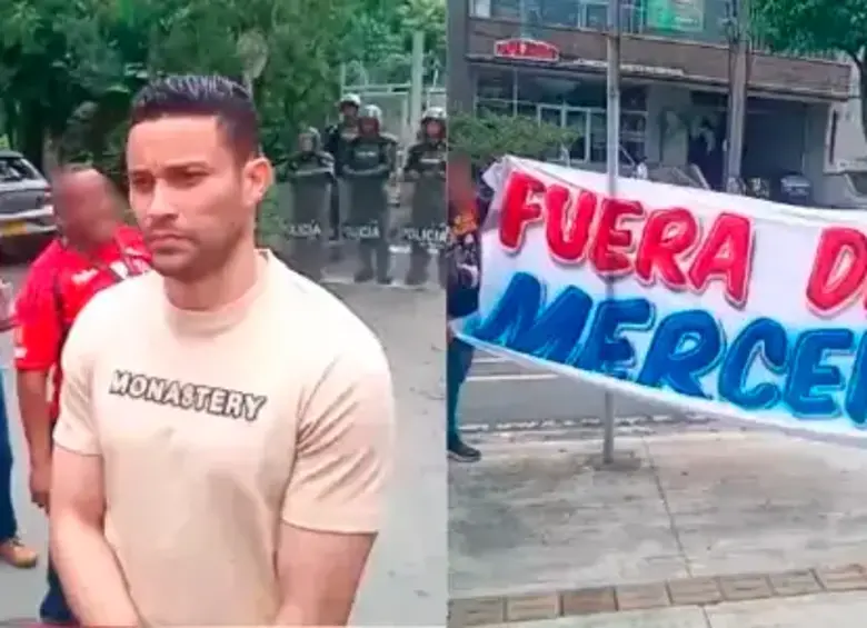 Hinchas de Independiente Medellín hicieron plantón y Chunga dio la cara