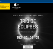 Así luce la página del trío de eclipses de Sol que se verán en España entre 2026y 2028. Solo uno de ellos se verá en Colombia. FOTO Captura de pantalla.