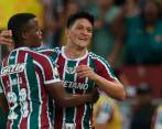 Germán Cano no pierde la costumbre de festejar goles. FOTO: TOMADA DE TWITTER @FluminenseFC