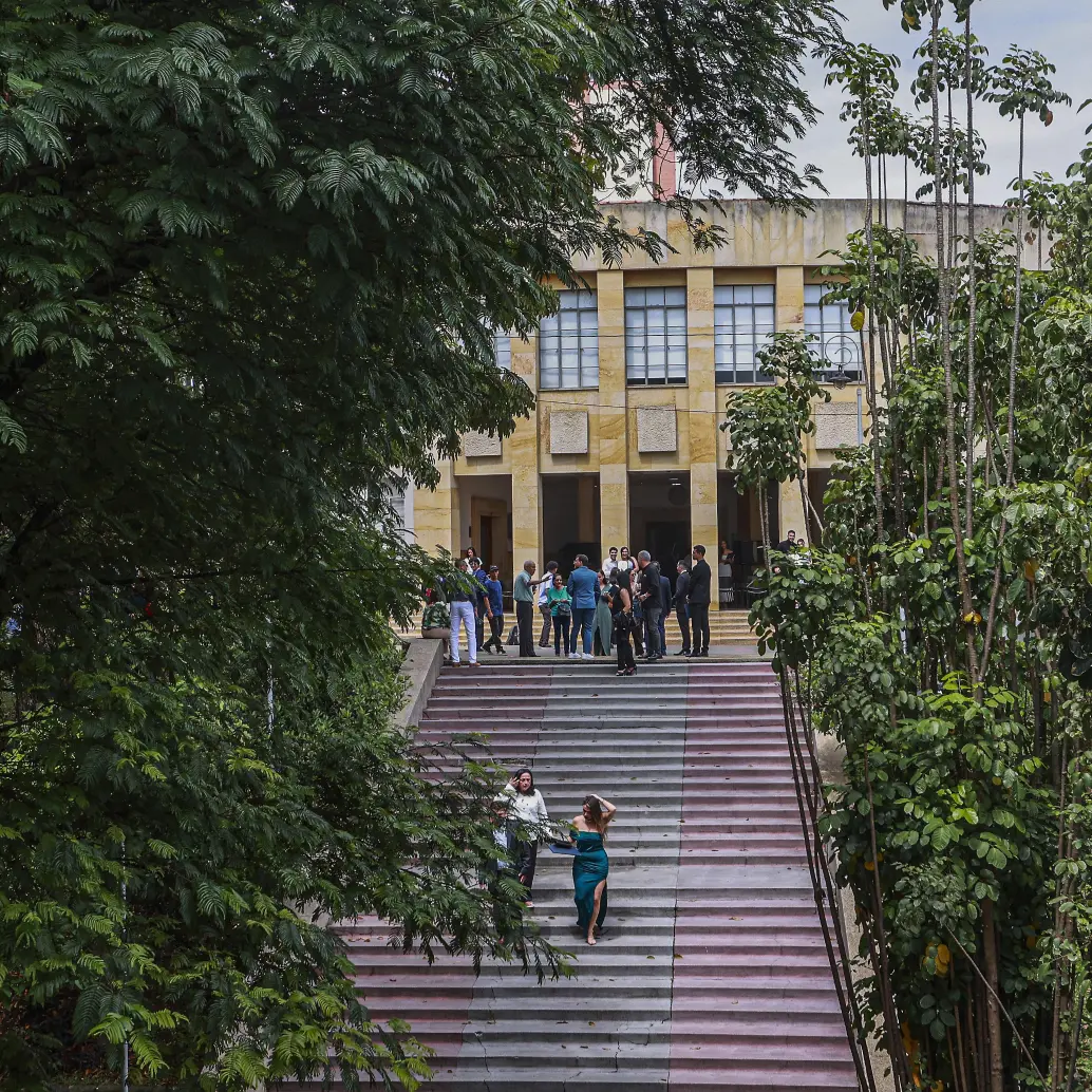 La Facultad de Minas de la Universidad Nacional de Colombia, sede Medellín, conmemora 139 años desde su fundación como Escuela Nacional de Minas en 1887. FOTO Manuel Saldarriaga