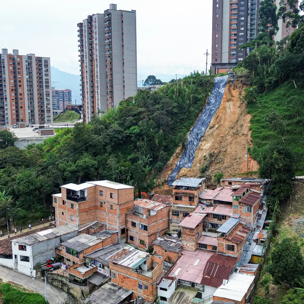 El Valle de Aburrá es la región más afectada por movimientos en masa en Antioquia. 227 movimientos en masa, de los casi 2.200 ocurridos en la historia del Valle de Aburrá, dejaron víctimas fatales. FOTO: MANUEL SALDARRIAGA