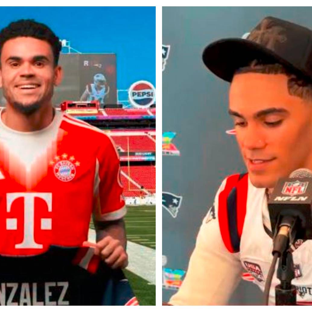 En las imágenes aparece Luis Díaz con la camiseta de Christian González, mientras que González aparece mirando el mensaje de apoyo que le envió el futbolista guajiro. <span class="mln_uppercase_mln">FOTOs</span> <b><span class="mln_uppercase_mln">instagram</span></b>