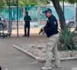 Este fue el momento de la captura de Gonzalo de Jesús Ramos Santos en una calle de Barranquilla. FOTO: Captura de video