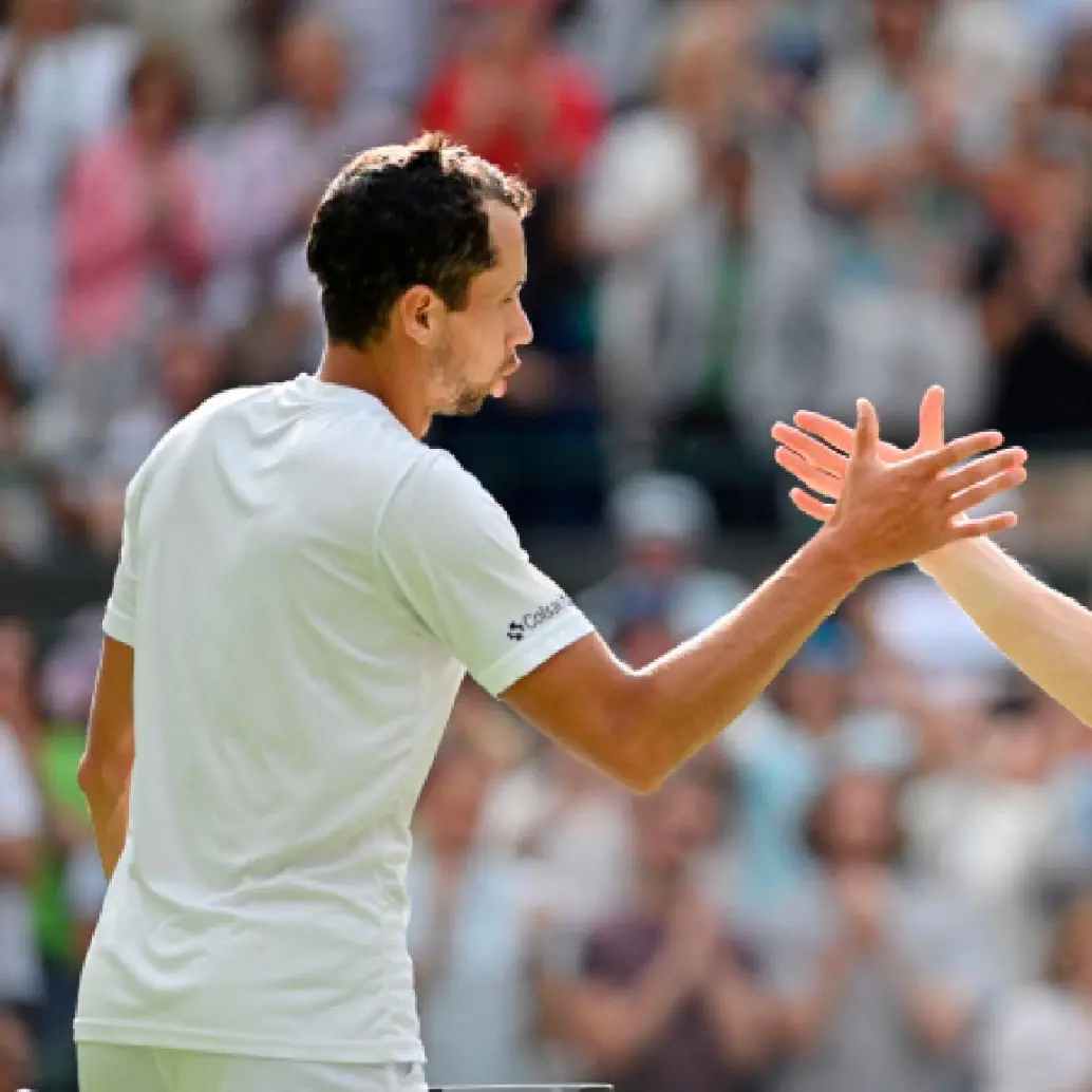 Daniel Galán espera darle batalla a Sinner como lo hizo hace dos años en Wimbledon. FOTO AFP