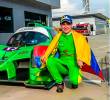 Cubides Olarte conduce el auto número 13 de Inter Europol Competition. FOTO: <b>CORTESÍA</b>