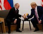 El expresidente Donald Trump y el mandatario de Rusia, Vladimir Putin, mantienen una cercanía que se vio reflejada durante el polémico periodo del magnate republicano en la Casa Blanca. FOTO Getty