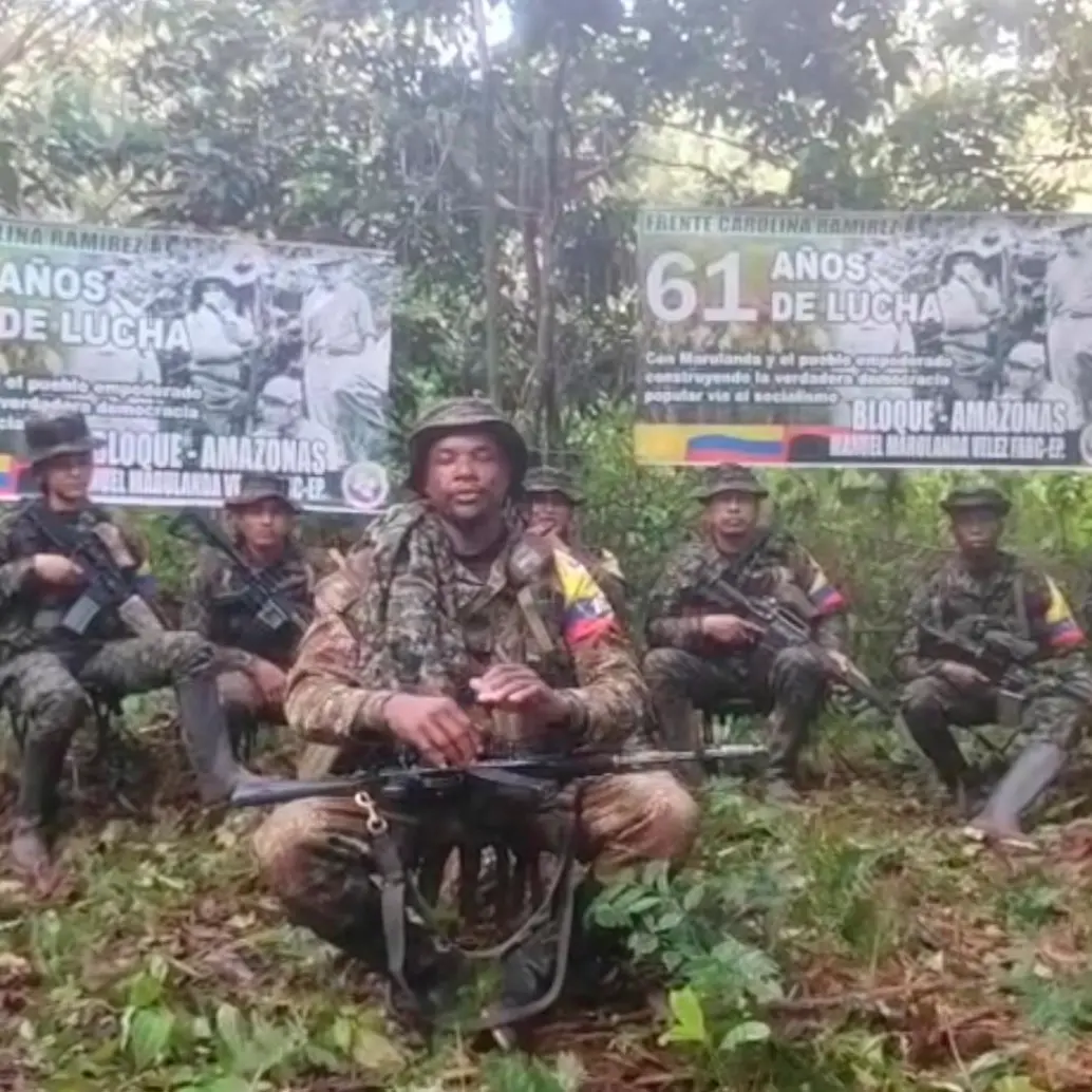 Así aparece alias “Negro Primo” en la grabación. IMAGEN TOMADA DE VIDEO.