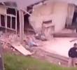 Así quedó la base militar del Batallón de Infantería Liviana N°13 después del atentado del Eln. FOTO: Captura de pantalla