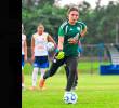 La arquera Sofía Prieto, quien ha sacado su arco en cero en los últimos tres partidos del Sudamericano, espera lograrlo ante Venezuela. FOTO FCF