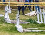 Desde 2019, las autoridades adelantan exhumaciones en el cementerio Las Mercedes. FOTO JUAN ANTONIO SÁNCHEZ