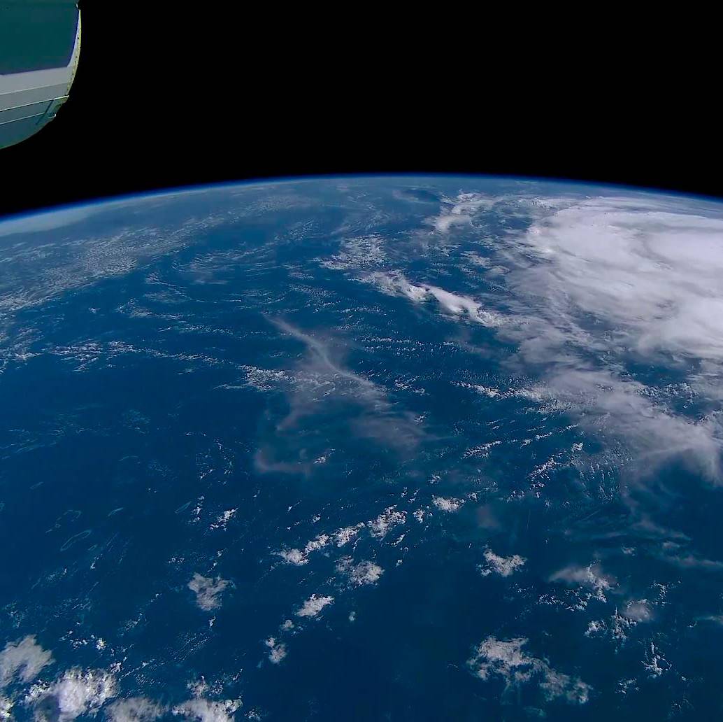 Una de las vistas del planeta captada por las cámaras de la Estación Espacial Internacional. FOTO tomada de Youtube 