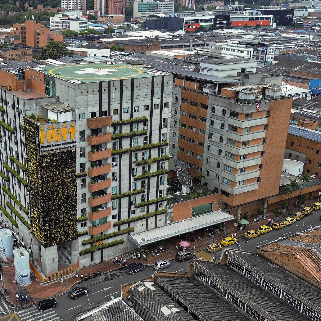 Imagen de referencia del Hospital General de Medellín, en el centro de la ciudad, donde ocurrieron los hechos Foto: EL COLOMBIANO
