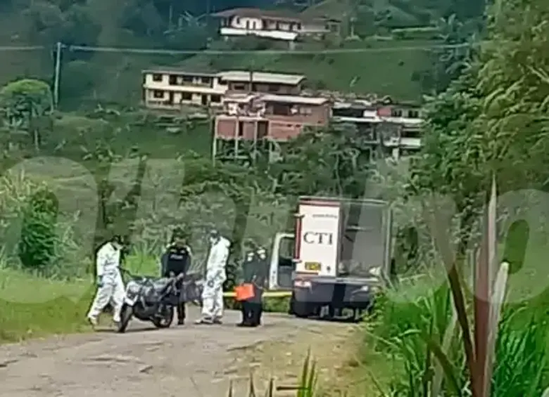 En video | Asesinato en Paso Malo: un hombre fue baleado en Palmitas, Medellín