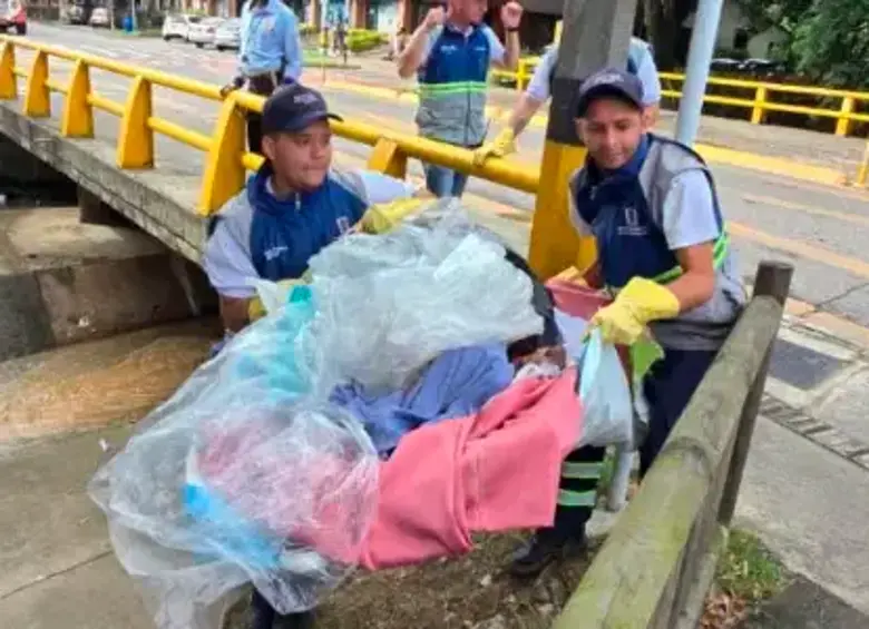¡Qué cambio! En Belén, le sacaron montones de basura y escombros a La Picacha