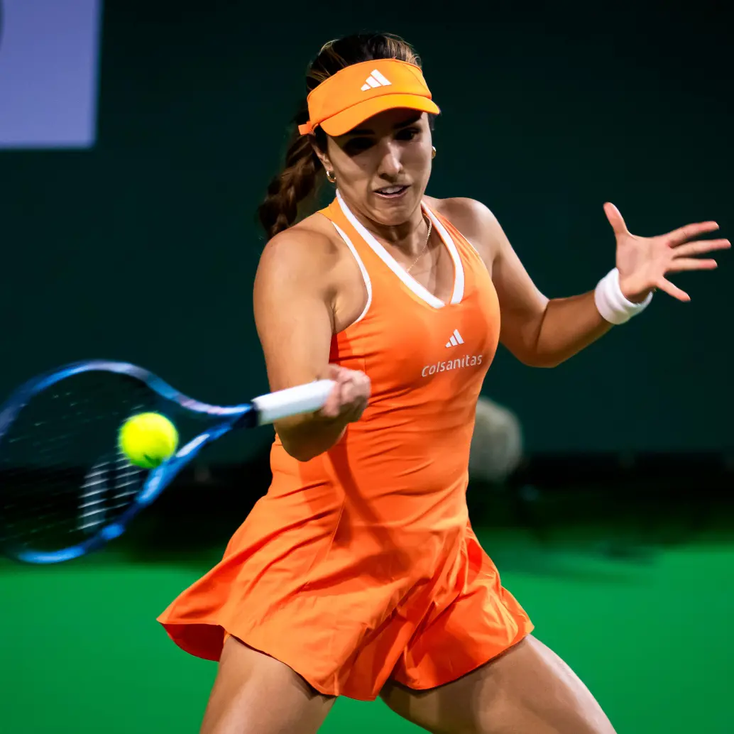La colombiana Camila Osorio avanzó a la tercera ronda del Indian Wells, algo que alcanzar por primera vez en su carrera. FOTO: GETTY