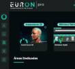 Interfaz de la aplicación EurON Pro, que integra recursos digitales para la educación médica continua. FOTO cortesía Grupo Eurofarma