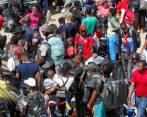 Cada día llegan a Necoclí cerca de 2.000 migrantes, según cálculos de la Alcaldía. FOTO: MANUEL SALDARRIAGA
