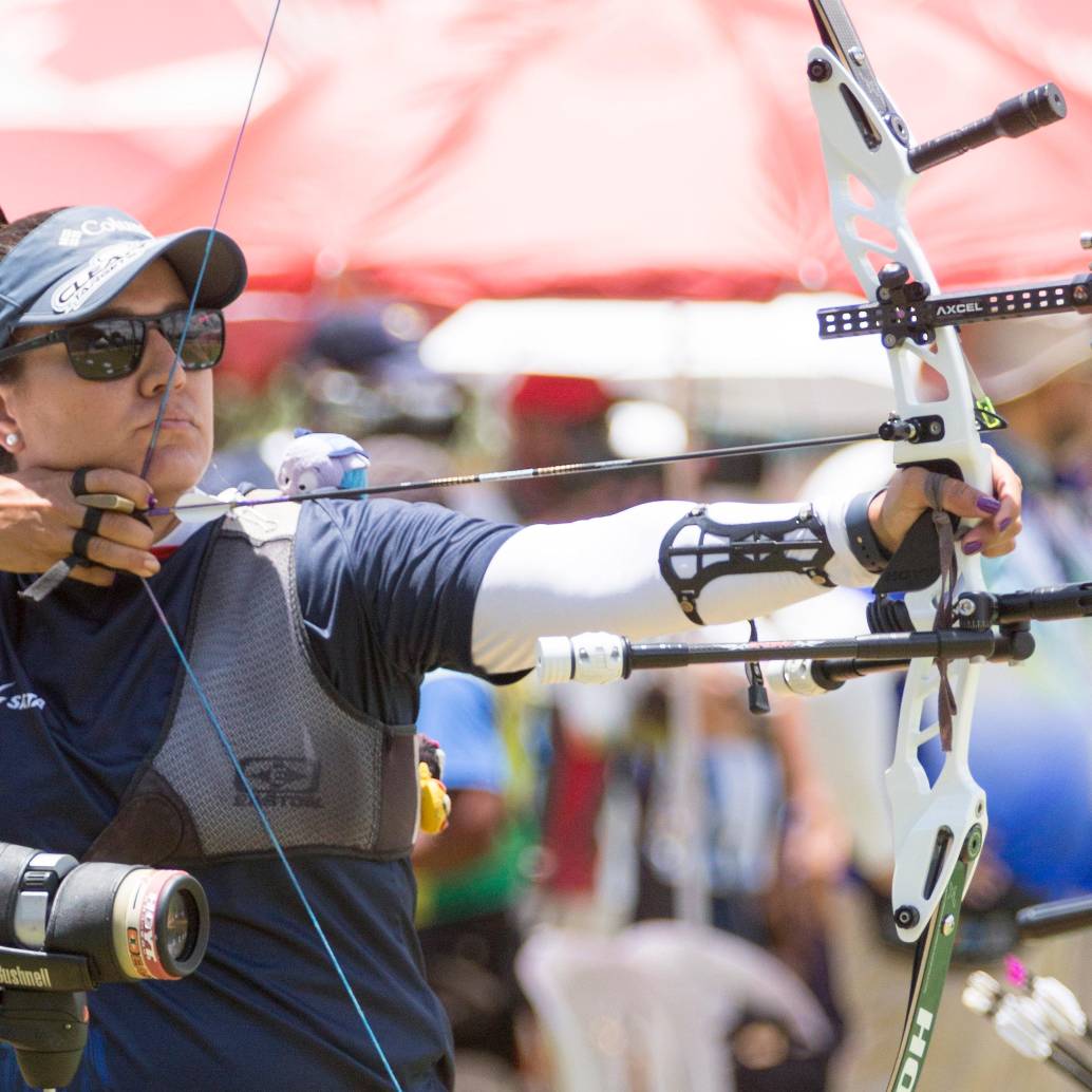 Ana Rendón se consolida como una de las mejores arqueras del área suramericano. En Medellín fue una de las ganadoras. FOTO EL COLOMBIANO