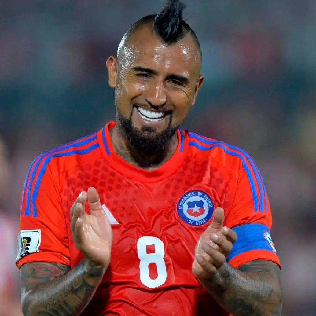 Arturo Vidal, de 37 años de edad, es uno de los referentes del fútbol chileno. FOTO AFP