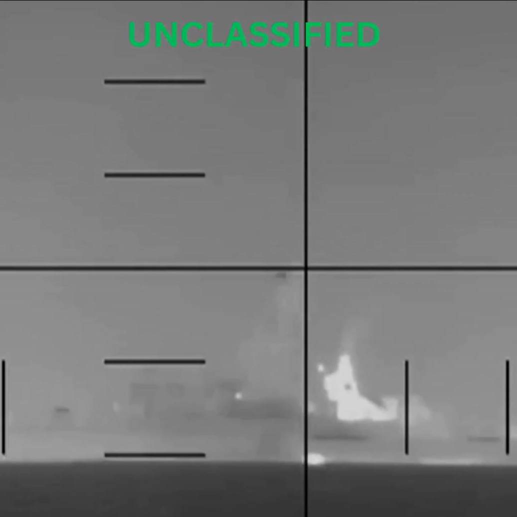 Estados Unidos Hundió un buque de guerra iraní. FOTO: Captura de video 