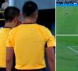 En las imágenes se observa la acción que fue anulada por fuera de lugar. FOTOS PANTALLAZOS DE LA TRANSMISIÓN DE WIN SPORTS+