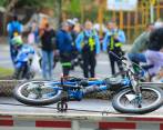 Esta es la bicicleta en la que iban los dos menores de edad. Foto: Jaime Pérez. 