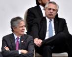 Los presidentes de Ecuador, Guillermo Lasso, y de Argentina, Alberto Fernández, no han hablado directamente tras la crisis. FOTO Getty