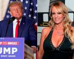 Expresidente de Estados Unidos, Donald Trump, y la actriz Stormy Daniels. FOTOS: Archivo