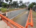 Las obras comprenden la construcción de un box coulvert y un muro de contención. FOTO: Manuel Saldarriaga