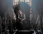 Matt Smith en el papel de Daemon Targaryen y en el trono que tanto ansía ocupar su personaje. FOTO Cortesía HBO