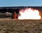 Militares ucranianos disparan con un lanzagranadas antitanque SPG-9 durante un ejercicio militar, en medio del ataque de Rusia a Ucrania, en la región de Zaporiyia, Ucrania. 14 de marzo, 2023. Foto: Cortesía REUTERS/Stringer